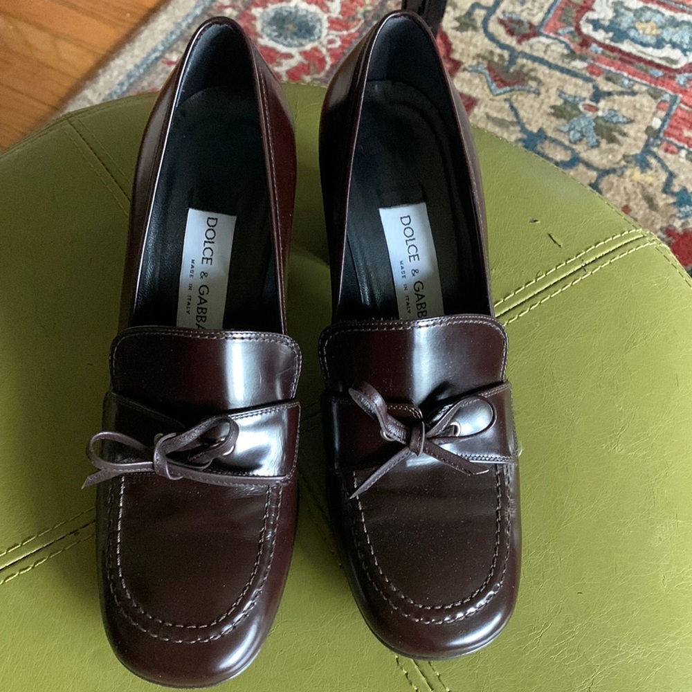 Never worn Dolce & Gabbana Heel Loafer